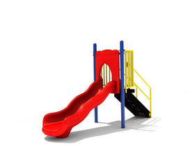 3' Free Standing Single Wave Slide