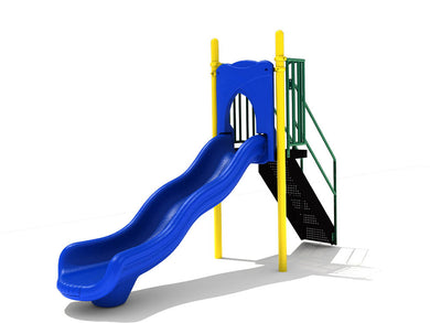 4' Free Standing Single Wave Slide