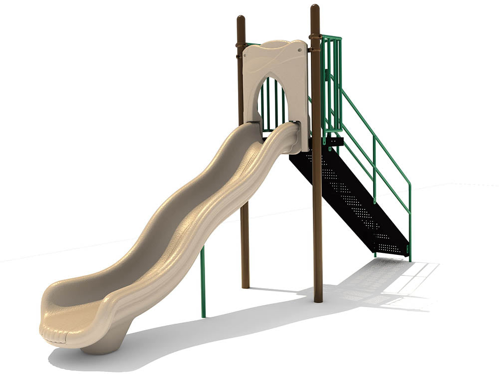 5' Free Standing Single Wave Slide