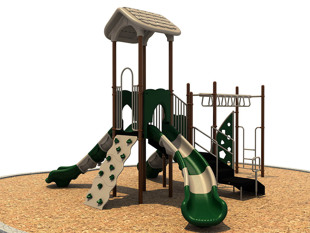Slide O'Riffic Hut - Quick Ship Playground - Actively Play